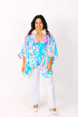 Iridescent Paillette Tunic