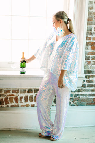 Iridescent Sequin Tunic