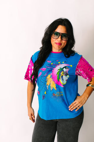 NOLA Sequin Party Tee