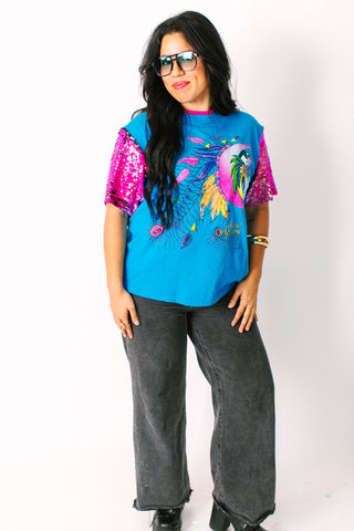 NOLA Sequin Party Tee