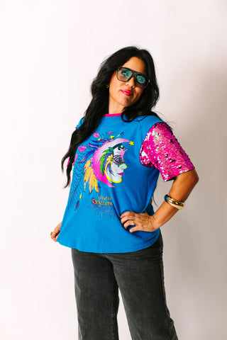 NOLA Sequin Party Tee