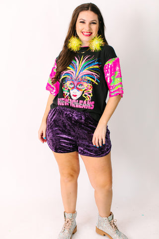 NOLA Sequin Party Tee