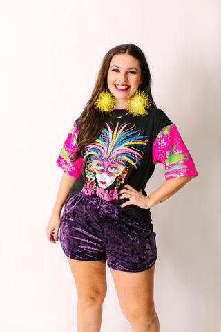 NOLA Sequin Party Tee