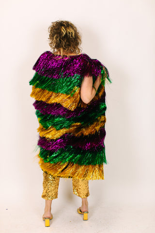 Mardi Gras Tinsel Duster