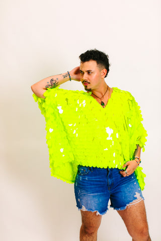Neon Green Jumbo Tunic
