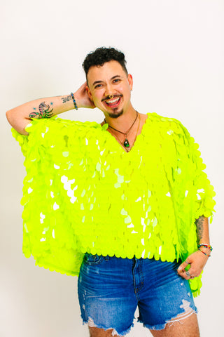 Neon Green Jumbo Tunic