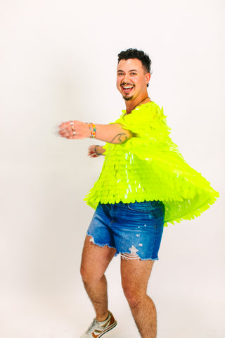 Neon Green Jumbo Tunic