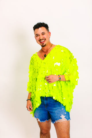 Neon Green Jumbo Tunic