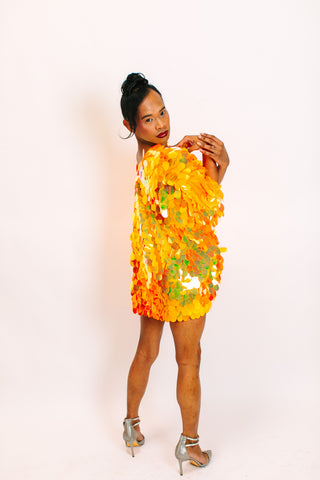 Neon Orange Jumbo Tunic
