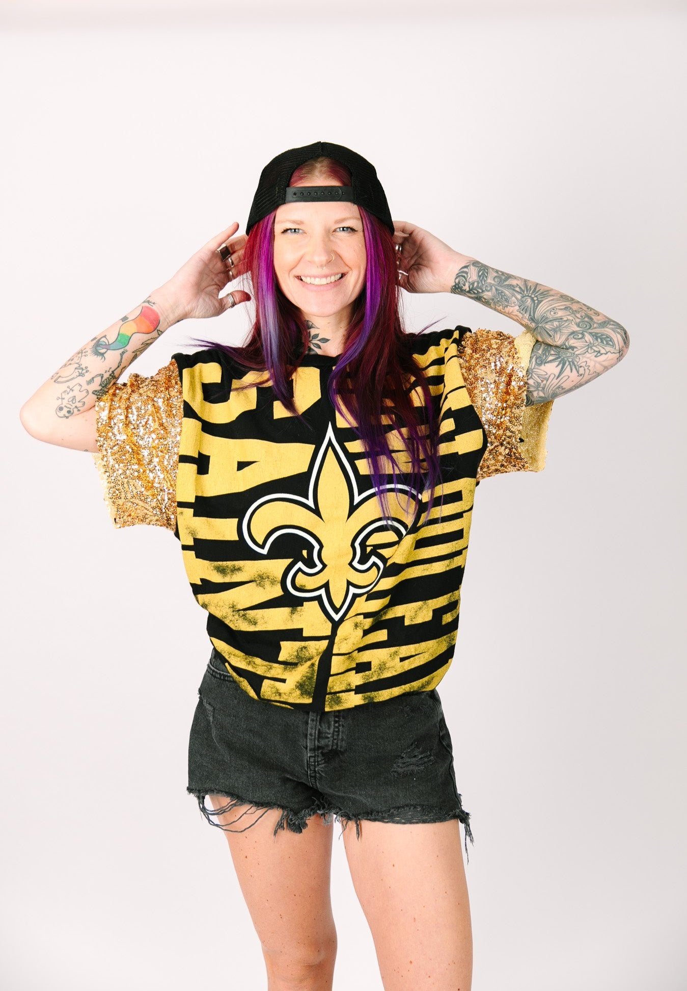 Sequin saints shirt sales
