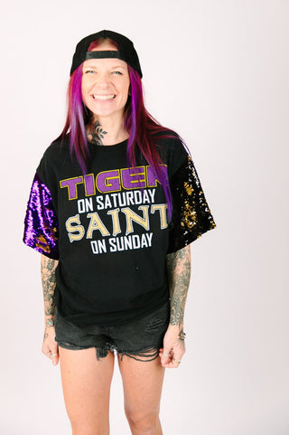 Tiger/Saints Party Tee