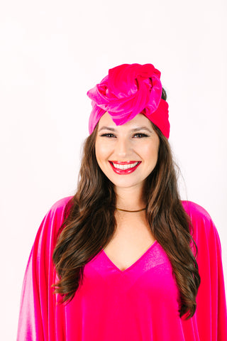 Pink Velvet Party Wrap