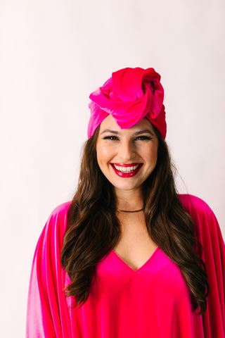 Pink Velvet Party Wrap