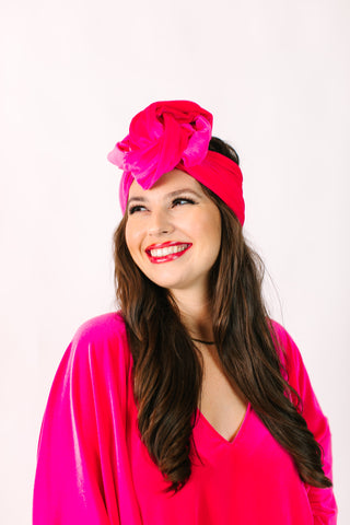 Pink Velvet Party Wrap