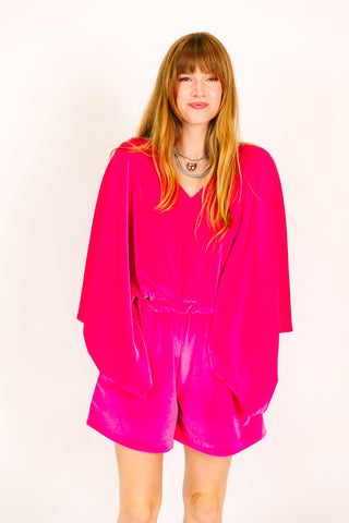 Pink Velvet Tunic