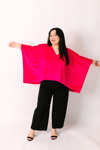 Pink Velvet Tunic