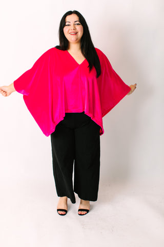 Pink Velvet Tunic