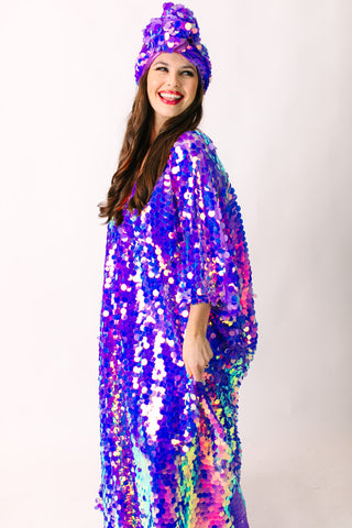 Lavender Paillette Party Wrap