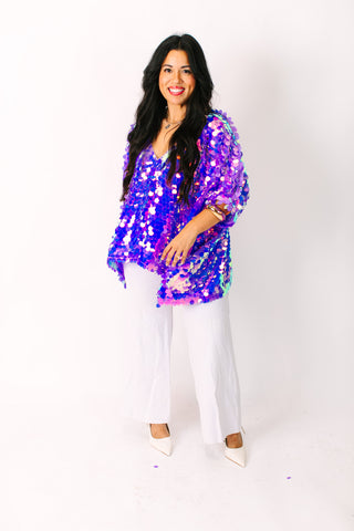 Lavender Paillette Tunic