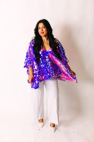 Lavender Paillette Tunic