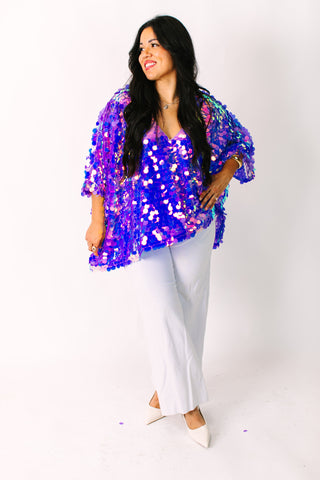 Lavender Paillette Tunic