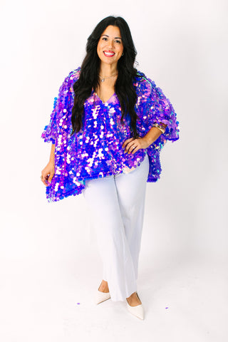 Lavender Paillette Tunic