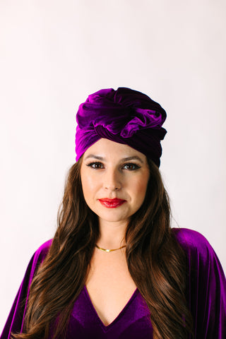 Purple Velvet Party Wrap