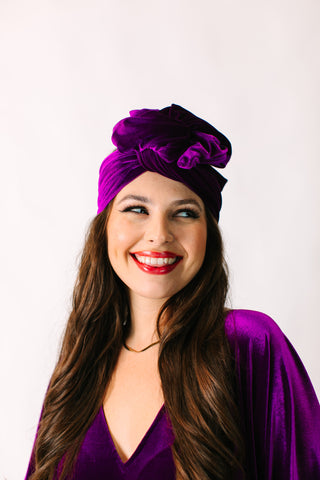 Purple Velvet Party Wrap