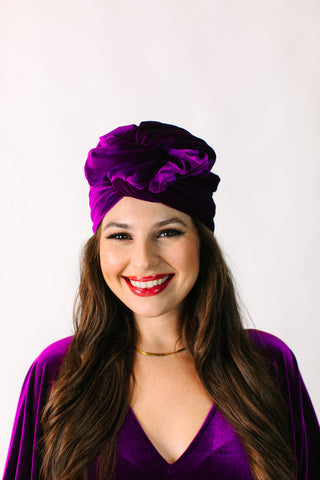 Purple Velvet Party Wrap