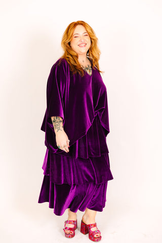 Purple Velvet Tunic