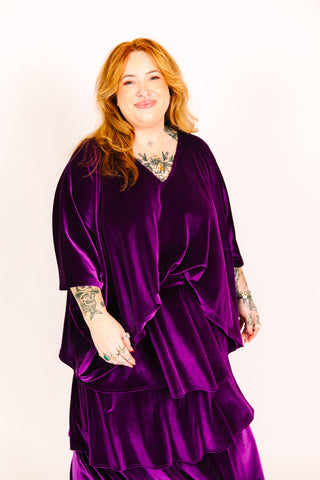 Purple Velvet Tunic