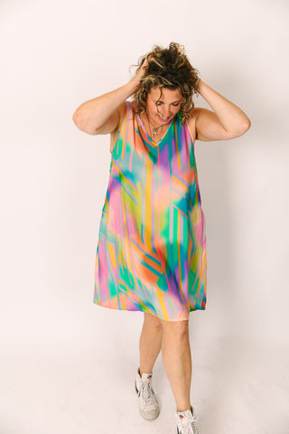 Rainbow Swing Dress