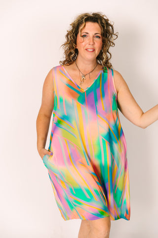 Rainbow Swing Dress