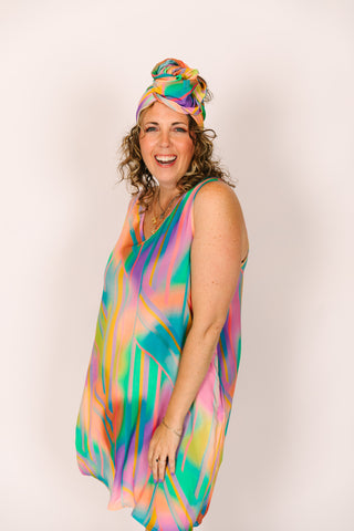 Rainbow Swing Dress