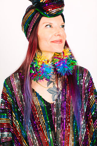 ROYGBIV Pom Pom Earrings
