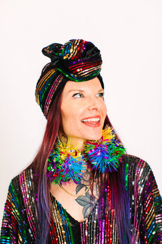 ROYGBIV Pom Pom Earrings