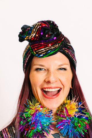 ROYGBIV Sequin Party Wrap