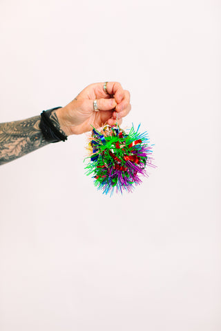 ROYGBIV Pom Pom Earrings