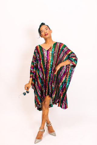 sequin caftan dress Royal Jennafer Grace this dress is perfect for any occasion and can easily be dressed up or down Empire Sequin Caftan Kaftan Dress