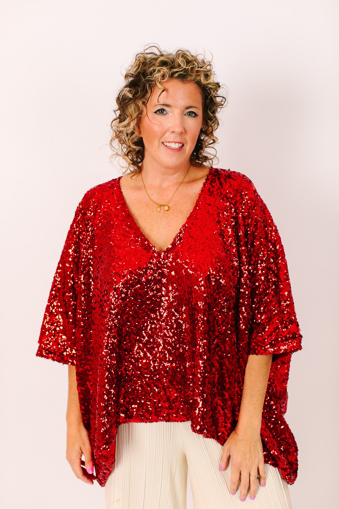 sequin tunic top plus size