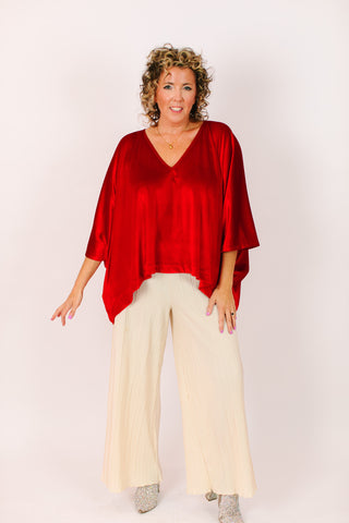 Red Velvet Tunic