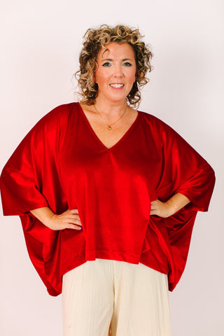 Red Velvet Tunic