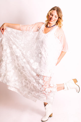 White Folklore Caftan