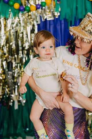 Future King Cake Connoisseur Onesie - Fringe+Co