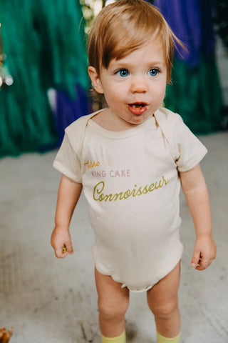 Future King Cake Connoisseur Onesie - Fringe+Co