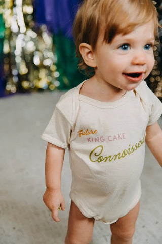 Future King Cake Connoisseur Onesie - Fringe+Co