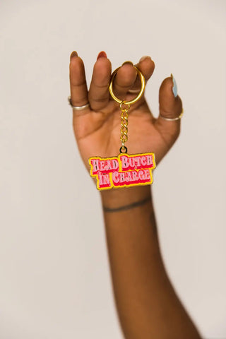 Head Butch In Charge Keychain