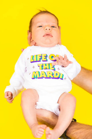 Life of the Mardi Baby Onesie Mardi Gras Baby Fashion