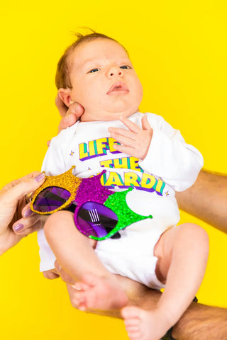 Life of the Mardi Baby Onesie Mardi Gras Baby Fashion