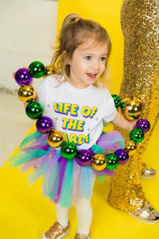 Life of the Mardi Toddler Party Tee Mardi Gras Fashion